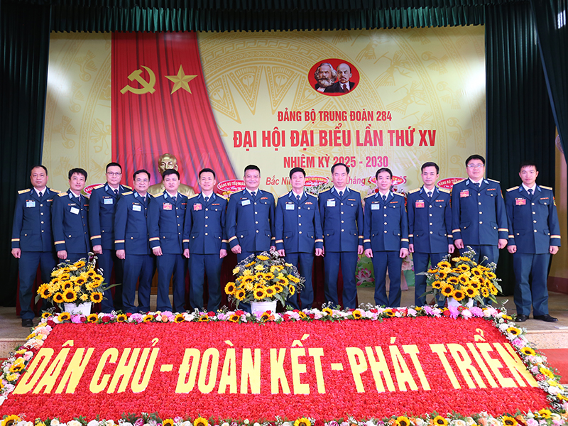 Đảng bộ Trung đoàn 284 tổ chức thành công Đại hội đại biểu nhiệm kỳ 2025-2030