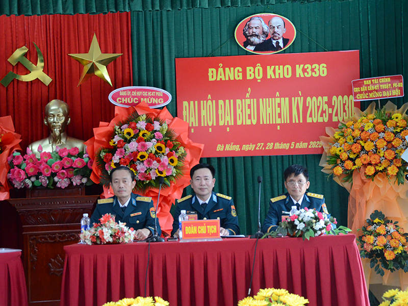 Đảng bộ Kho K336, Cục Hậu cần - Kỹ thuật tổ chức Đại hội nhiệm kỳ 2025-2030