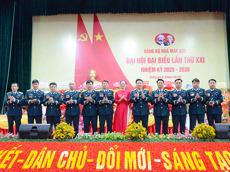 Đảng bộ Nhà máy A32 tổ chức Đại hội đại biểu nhiệm kỳ 2025-2030