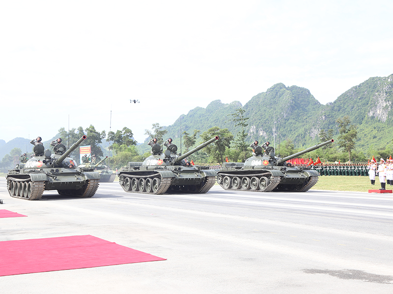 Lực lượng diễu binh, diễu hành tổng hợp luyện lần thứ hai