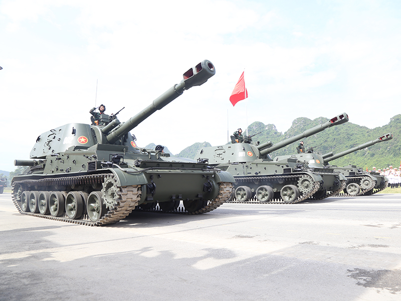Lực lượng diễu binh, diễu hành tổng hợp luyện lần thứ hai