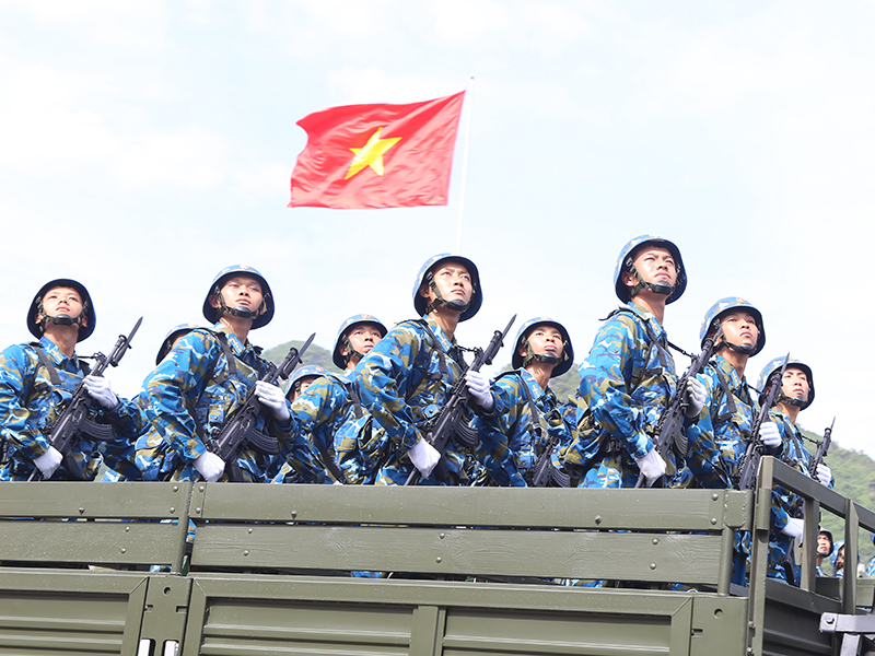 Lực lượng diễu binh, diễu hành tổng hợp luyện lần thứ hai