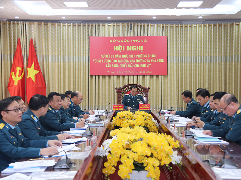 Bộ Quốc Phòng sơ kết 3 năm thực hiện phương châm “Chất lượng đào tạo của nhà trường là khả năng sẵn sàng chiến đấu của đơn vị”