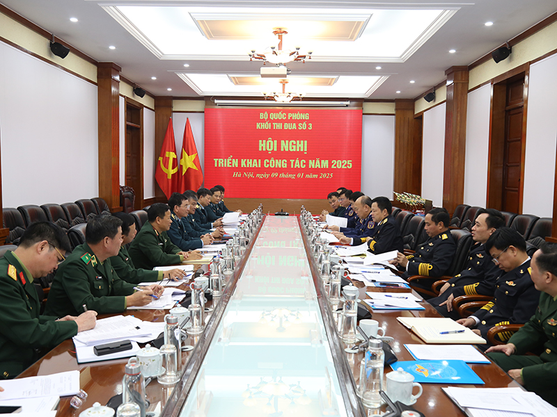 Khối thi đua số 3, Bộ Quốc phòng tổ chức Hội nghị triển khai công tác năm 2025