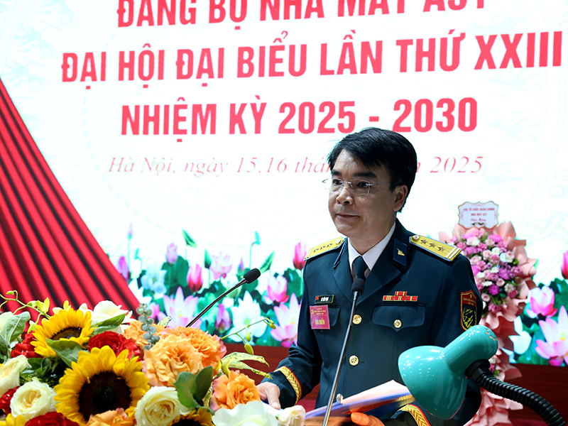Đảng bộ Nhà máy A31 tổ chức thành công Đại hội đại biểu lần thứ XXIII