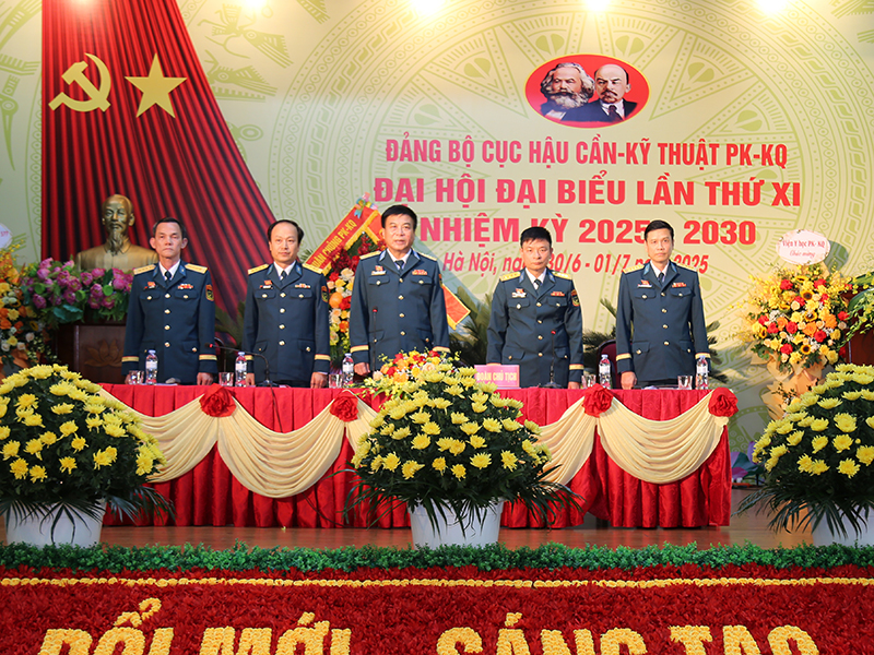 Đảng bộ Cục Hậu cần - Kỹ thuật Phòng không - Không quân tổ chức thành công Đại hội đại biểu nhiệm kỳ 2025 - 2030