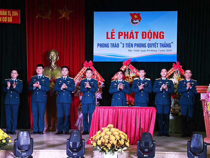 Đo&agrave;n cơ sở Trung đo&agrave;n 284 ph&aacute;t động Phong tr&agrave;o &ldquo;3 Ti&ecirc;n phong quyết thắng&rdquo;