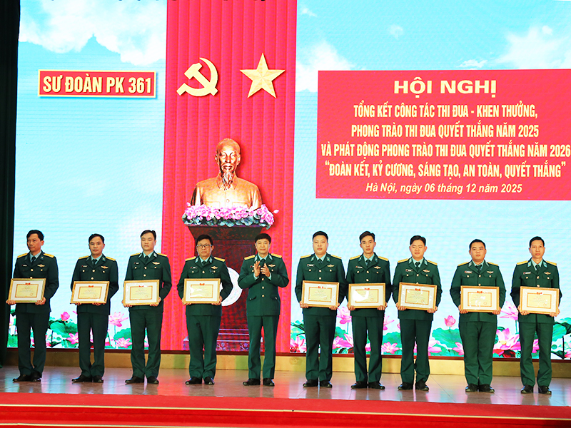 Sư đoàn 361 tổ chức Hội nghị quân chính năm 2025