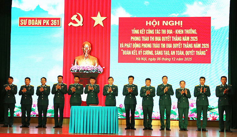 Sư đoàn 361 tổ chức Hội nghị quân chính năm 2025