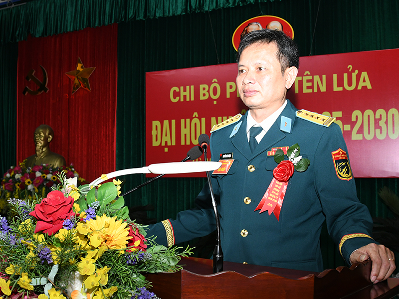 Chi bộ Phòng Tên lửa tổ chức Đại hội nhiệm kỳ 2025-2030