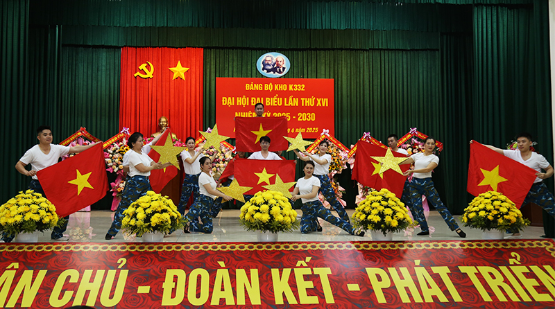 Đảng bộ Kho K332 tổ chức thành công Đại hội đại biểu lần thứ XVI, nhiệm kỳ 2025-2030
