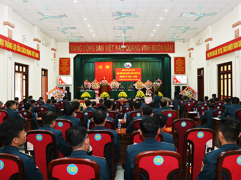 Đảng bộ Kho K332 tổ chức thành công Đại hội đại biểu lần thứ XVI, nhiệm kỳ 2025-2030