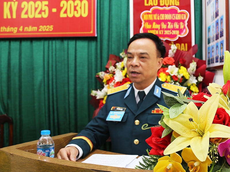 Chi bộ Kho K10 tổ chức Đại hội nhiệm kỳ 2025 - 2030
