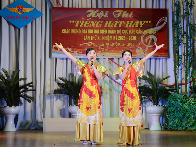 Cục Hậu cần - Kỹ thuật, Quân chủng Phòng không - Không quân tổ chức Hội thi “Tiếng hát hay”