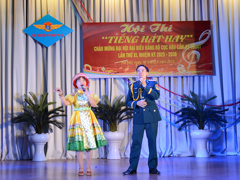Cục Hậu cần - Kỹ thuật, Quân chủng Phòng không - Không quân tổ chức Hội thi “Tiếng hát hay”