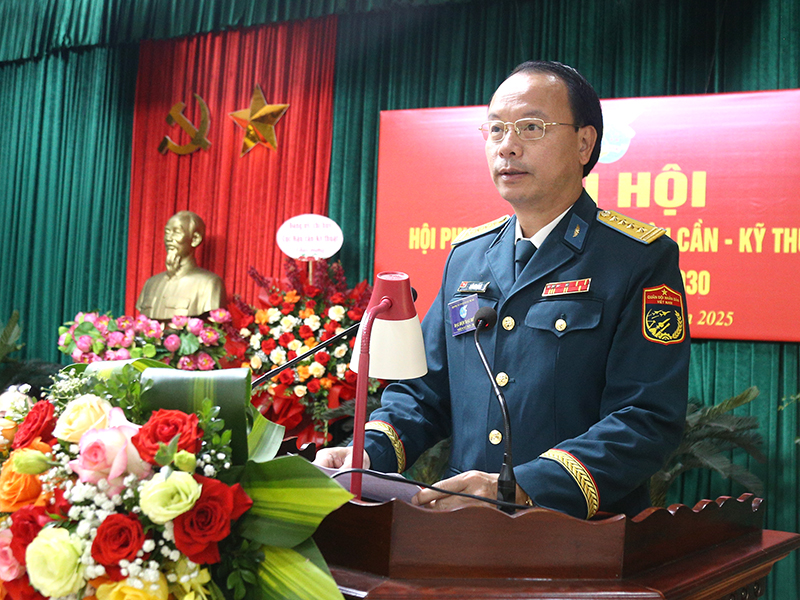 Đại hội Hội Phụ nữ Cơ quan Cục Hậu cần - Kỹ thuật Quân chủng Phòng không - Không quân nhiệm kỳ 2025-2030