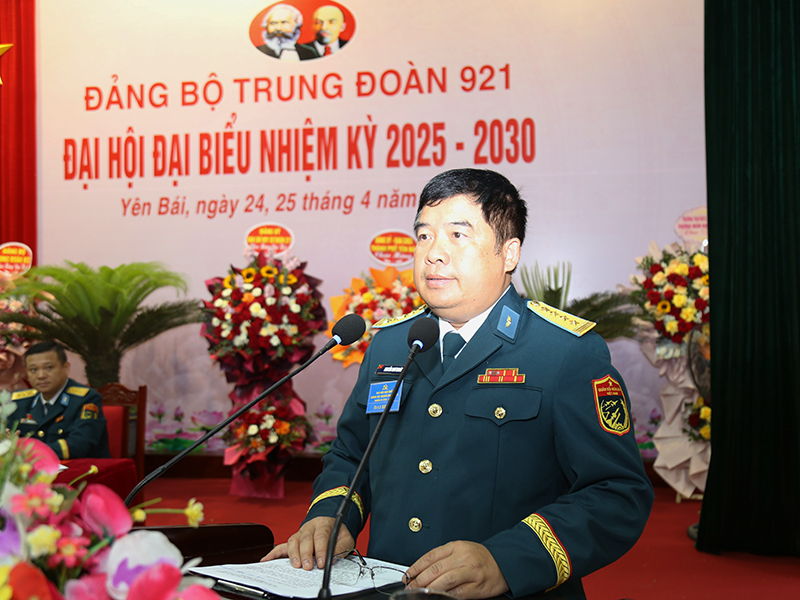 Đảng bộ Trung đoàn 921 tổ chức thành công Đại hội đại biểu làm trước