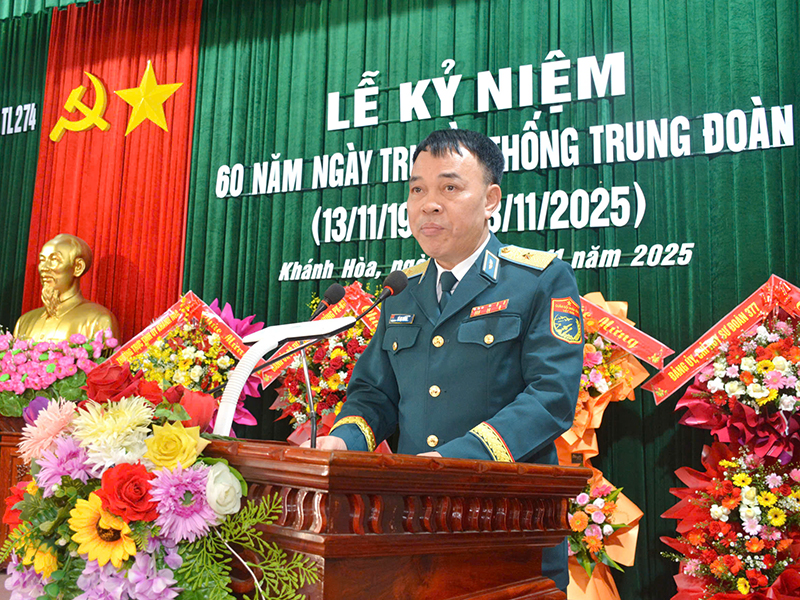 Trung đoàn Tên lửa 274 tổ chức Lễ kỷ niệm 60 năm Ngày truyền thống (13-11-1965 / 13-11-2025)