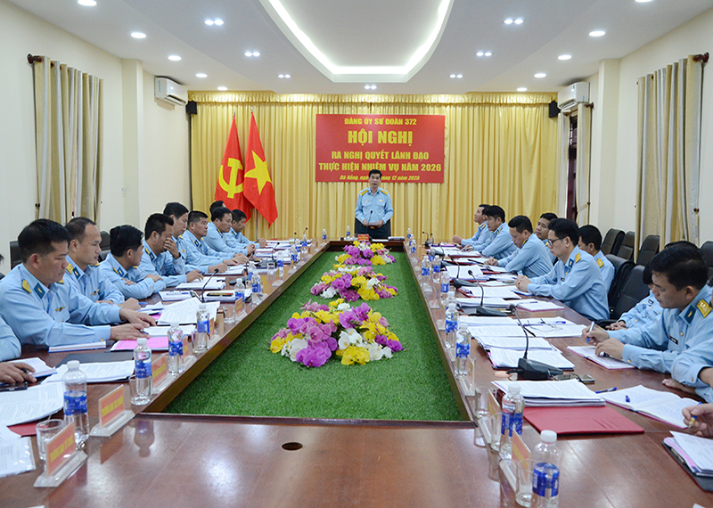 Đảng ủy các đơn vị khu vực miền Trung ra Nghị quyết lãnh đạo thực hiện nhiệm vụ năm 2026