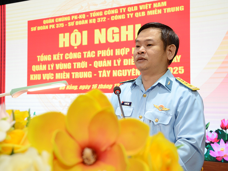 Các đơn vị trên địa bàn miền Trung - Tây Nguyên tổng kết công tác quản lý vùng trời, quản lý điều hành bay năm 2025