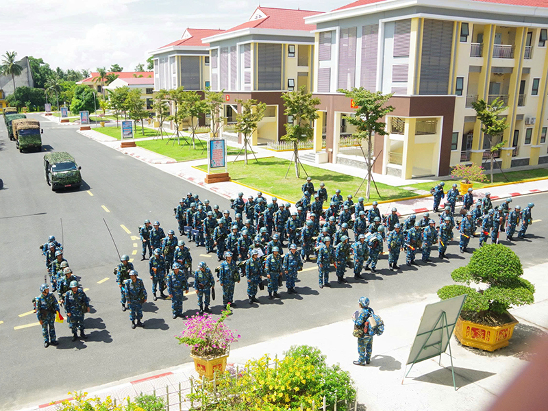 Quân chủng Phòng không - Không quân tổ chức Diễn tập Chỉ huy - Tham mưu 1 bên, 2 cấp trên bản đồ, có một phần thực binh cho các đơn vị Miền Trung