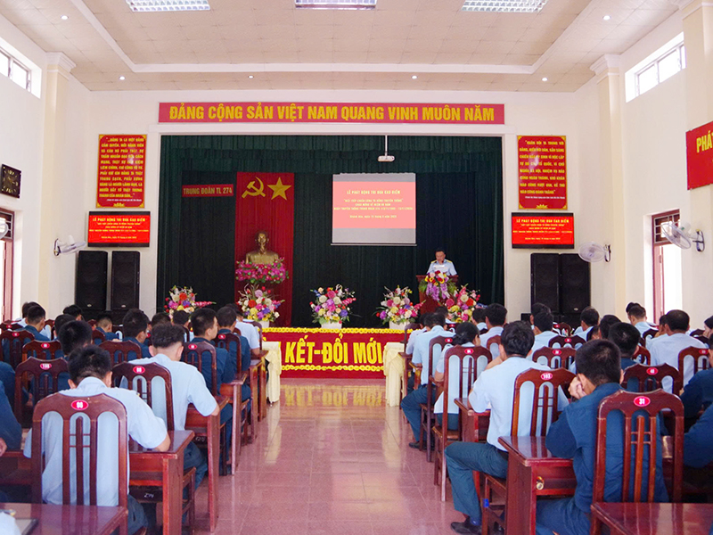 Trung đoàn 274 phát động thi đua cao điểm