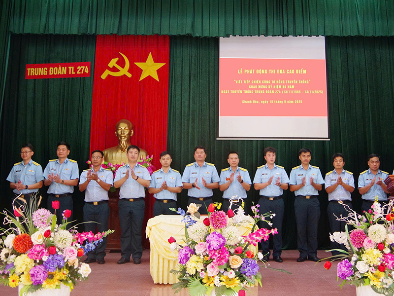 Trung đoàn 274 phát động thi đua cao điểm