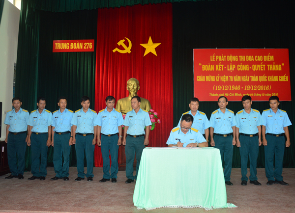 Các cơ quan, đơn vị phát động thi đua