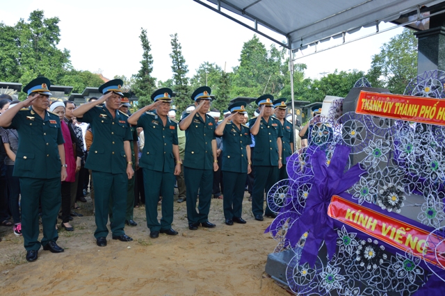 Lễ truy điệu và an táng đồng chí Trung tướng Vũ Trọng Cảnh