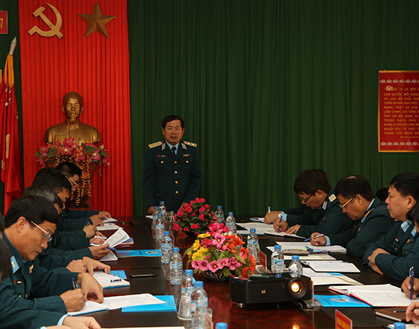 Tư lệnh Quân chủng kiểm tra Trung đoàn 257