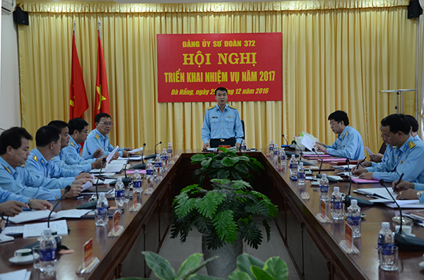 Đảng ủy Sư đoàn 375 và Đảng ủy Sư đoàn 372 tổ chức Hội nghị ra nghị quyết lãnh đạo nhiệm vụ năm 2017