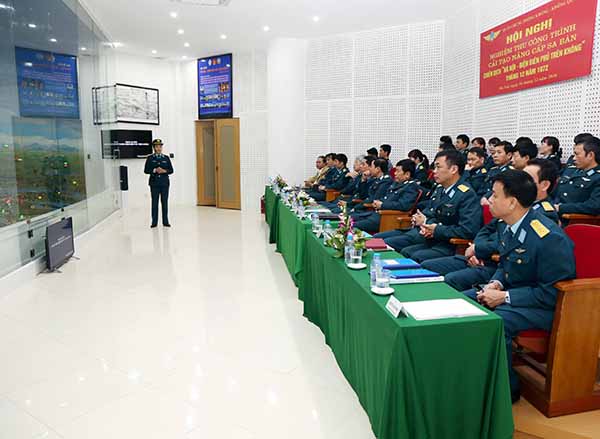 Quân chủng PK-KQ nghiệm thu công trình cải tạo, nâng cấp Sa bàn Chiến dịch 