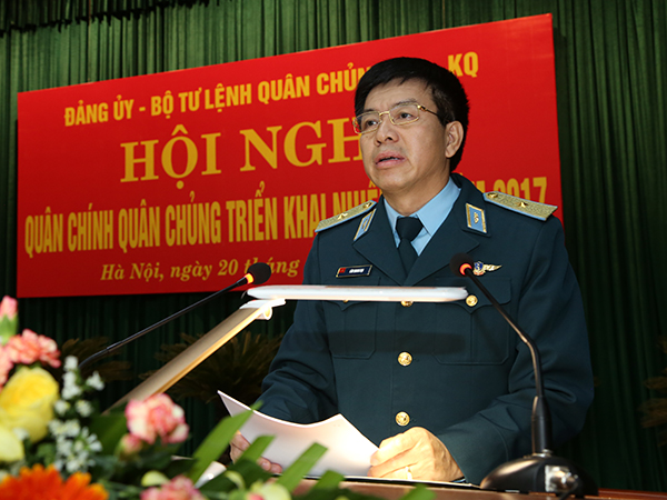 Quân chủng PK-KQ tổ chức Hội nghị quân chính triển khai nhiệm vụ năm 2017