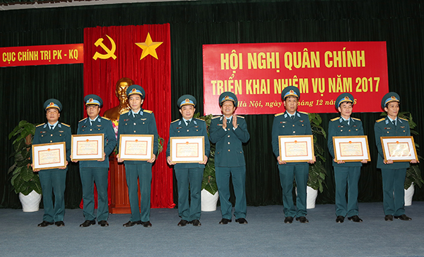 Cục Chính trị tổ chức Hội nghị quân chính triển khai nhiệm vụ năm 2017