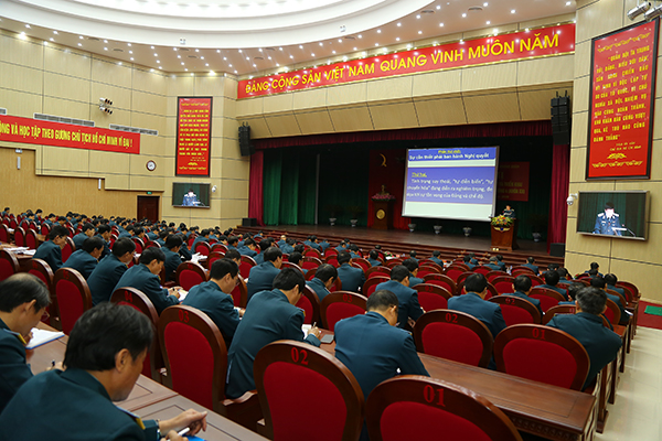 Hội nghị cán bộ chủ chốt học tập, quán triệt và triển khai thực hiện Nghị quyết Hội nghị Trung ương 4 ( khóa XII )