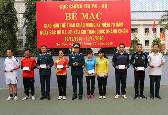 Bế mạc Giao hữu Thể thao Cục Chính trị