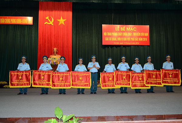 Quân chủng PK-KQ tổ chức Hội thao Phòng cháy chữa cháy, Tìm kiếm - Cứu nạn năm 2016, khu vực phía Bắc