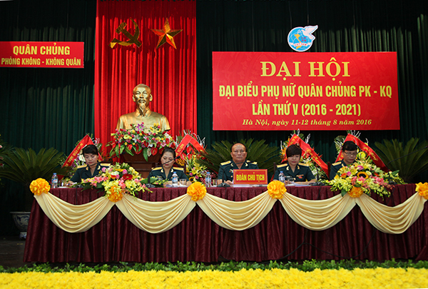 Khai mạc Đại hội đại biểu Phụ nữ Quân chủng PK-KQ lần thứ V (2016 - 2021)