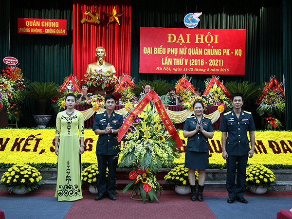 Khai mạc Đại hội đại biểu Phụ nữ Quân chủng PK-KQ lần thứ V (2016 - 2021)