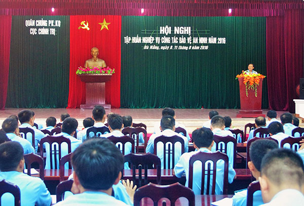 Quân chủng PK-KQ tổ chức Hội nghị tập huấn nghiệp vụ Công tác Bảo vệ, an ninh năm 2016