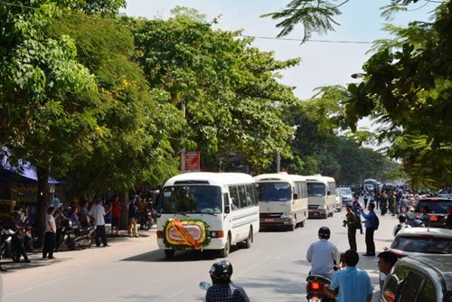 Tổ chức trang trọng Lễ tang đồng chí Đại tá Trần Quang Khải