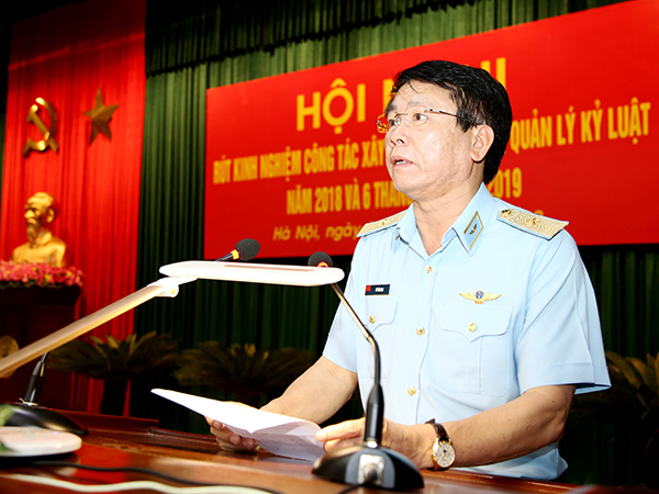 Quân chủng Phòng không - Không quân tổ chức Hội nghị rút kinh nghiệm công tác xây dựng chính quy, quản lý kỷ luật năm 2018 và 6 tháng đầu năm 2019