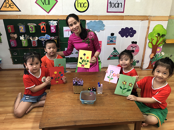 Nữ giáo viên tâm huyết với nghề