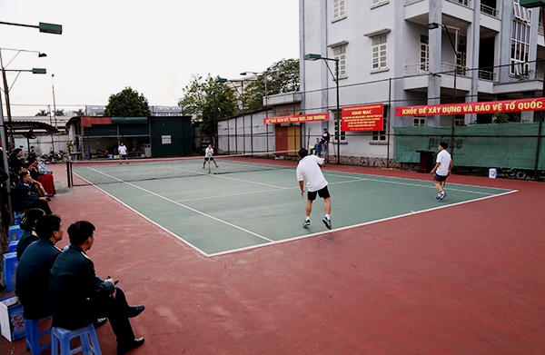 Khai mạc Giải Quần vợt năm 2018 Cụm thi đua khối 5 cơ quan Quân chủng