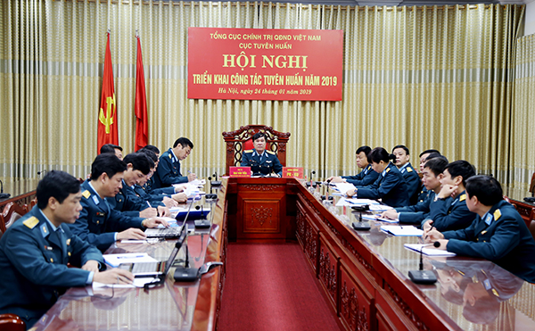 Cục Tuyên huấn, Tổng cục Chính trị tổ chức Hội nghị trực tuyến triển khai công tác Tuyên huấn năm 2019