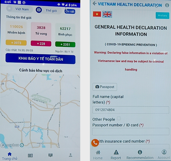 Chung tay phòng, chống dịch Covid-19 bằng việc khai báo y tế toàn dân