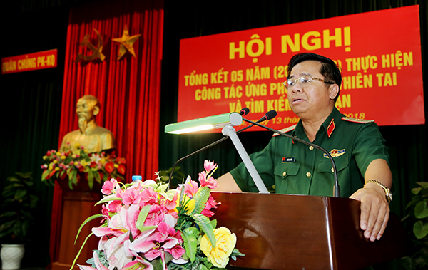 Quân chủng PK-KQ tổng kết 5 năm thực hiện công tác ứng phó sự cố, thiên tai và tìm kiếm cứu nạn