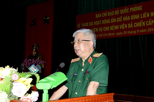 Bộ Quốc phòng giao nhiệm vụ cho Bệnh viện dã chiến cấp 2 số 1