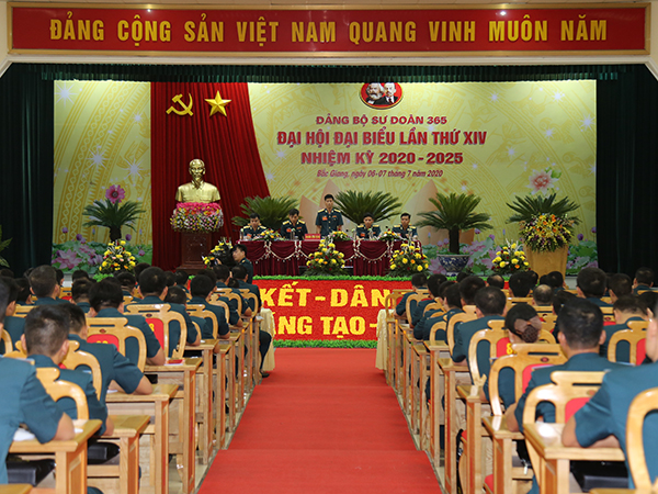 Đảng bộ Sư đoàn 365 tổ chức thành công Đại hội đại biểu Đảng bộ lần thứ XIV nhiệm kỳ 2020-2025