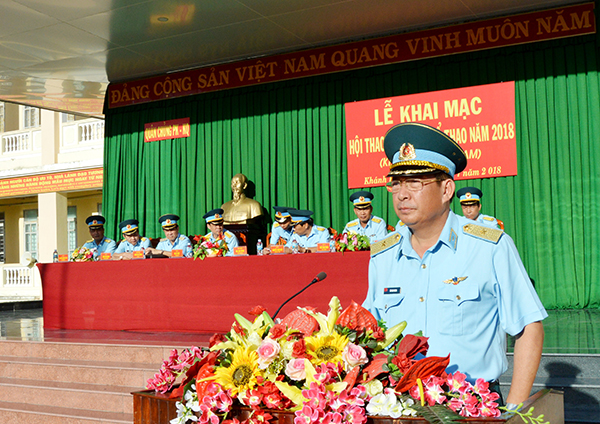 Khai mạc Hội thao Thể dục thể thao Quân chủng Phòng không - Không quân khu vực phía Nam năm 2018